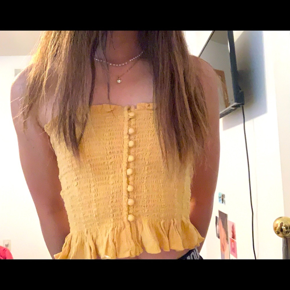 Yellow Tube Top